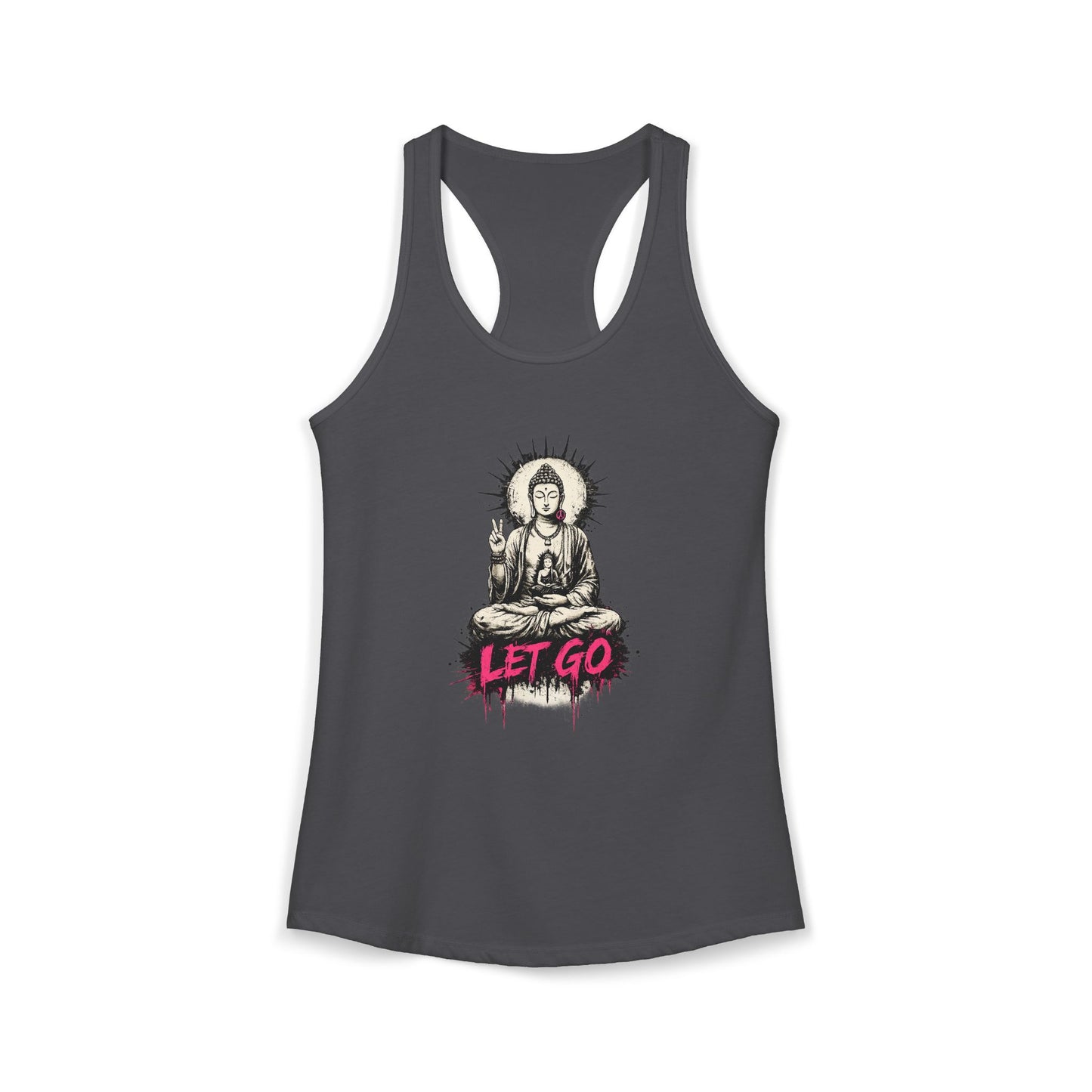 Buddha Let Go Racerback Tank