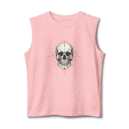 Tank Top, Muscle - Geometric Skull