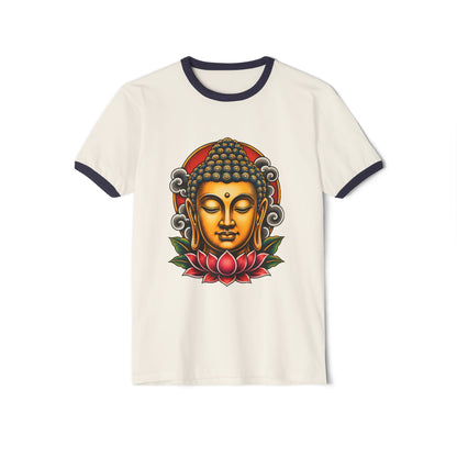 T-Shirt, Ringer - Buddha & Lotus