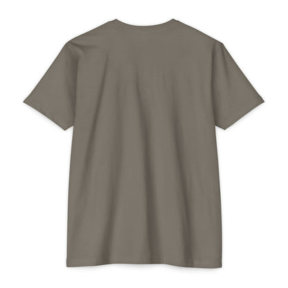 T-Shirt, Short Sleeve Boxy Crew Neck - Moth & Botanicals Hexagon Vintage Nature Illustration