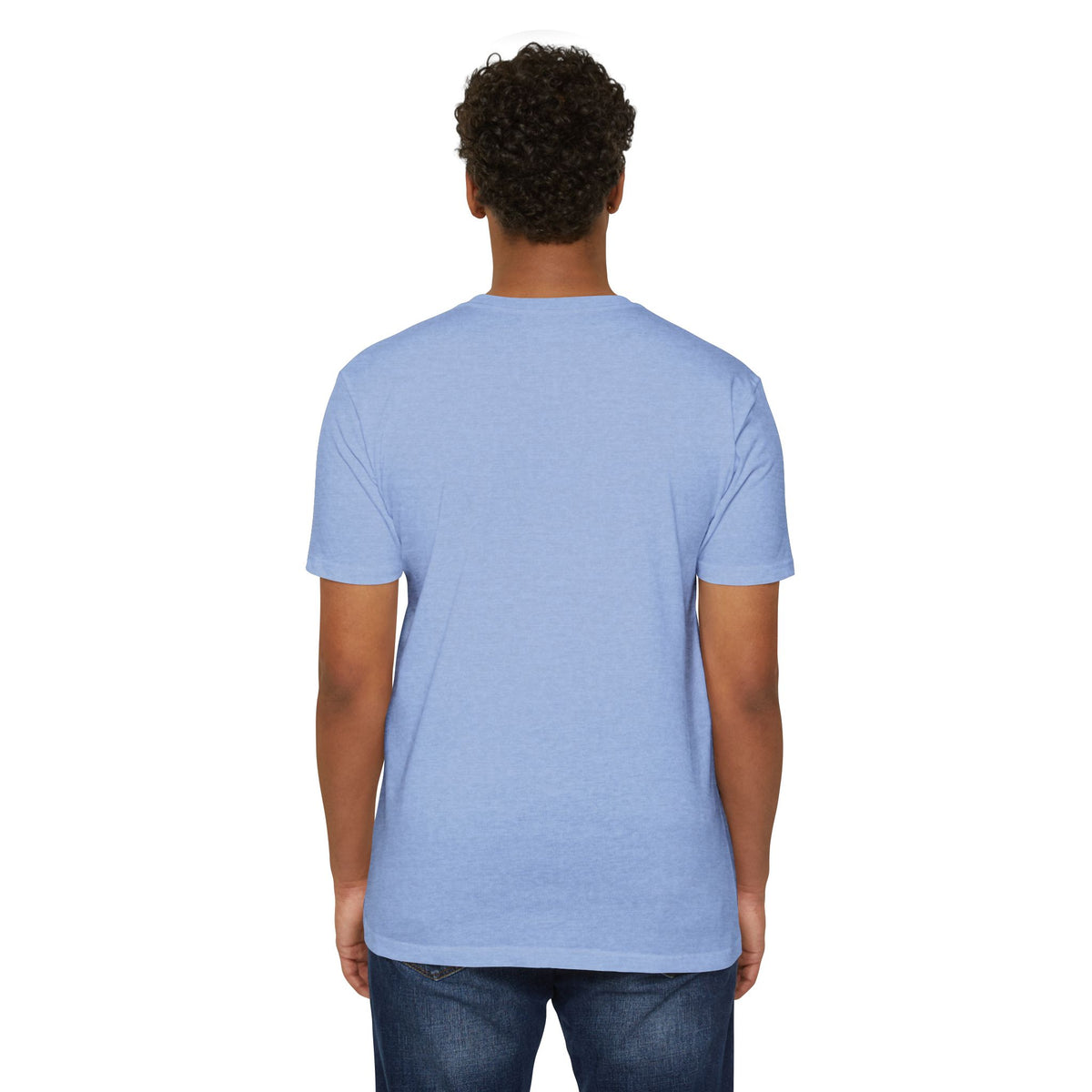 T‑Shirt, Short Sleeve Boxy Crew Neck - Rainbow Planet Cosmic Space