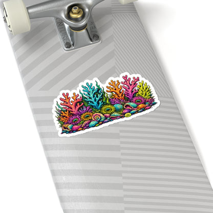 Sticker, Kiss-Cut - Coral Reef