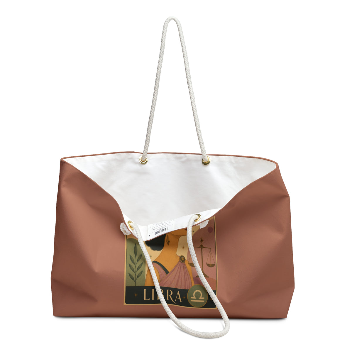 Tote, Weekender Travel Bag - Retro Libra Zodiac