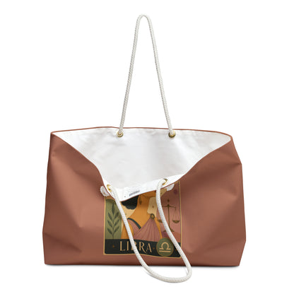 Tote, Weekender Travel Bag - Retro Libra Zodiac