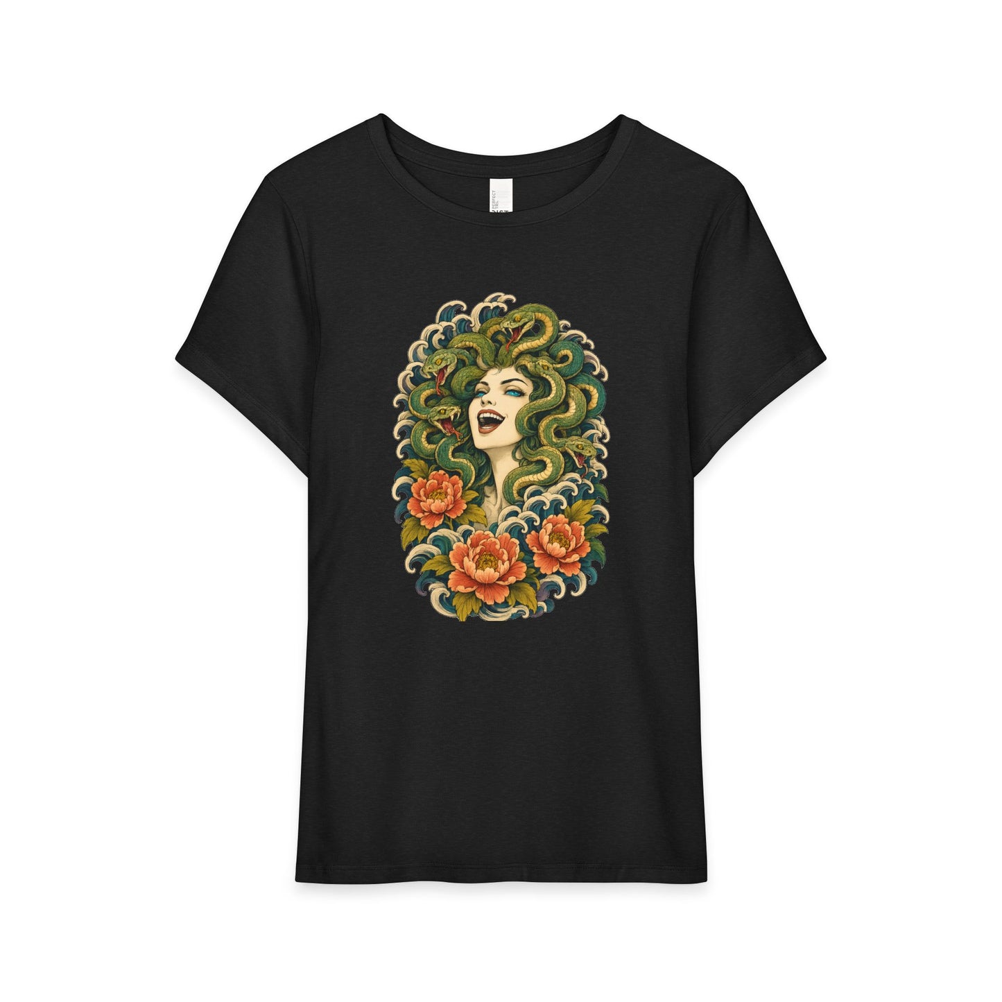 Medusa Floral Graphic Tee Shirt