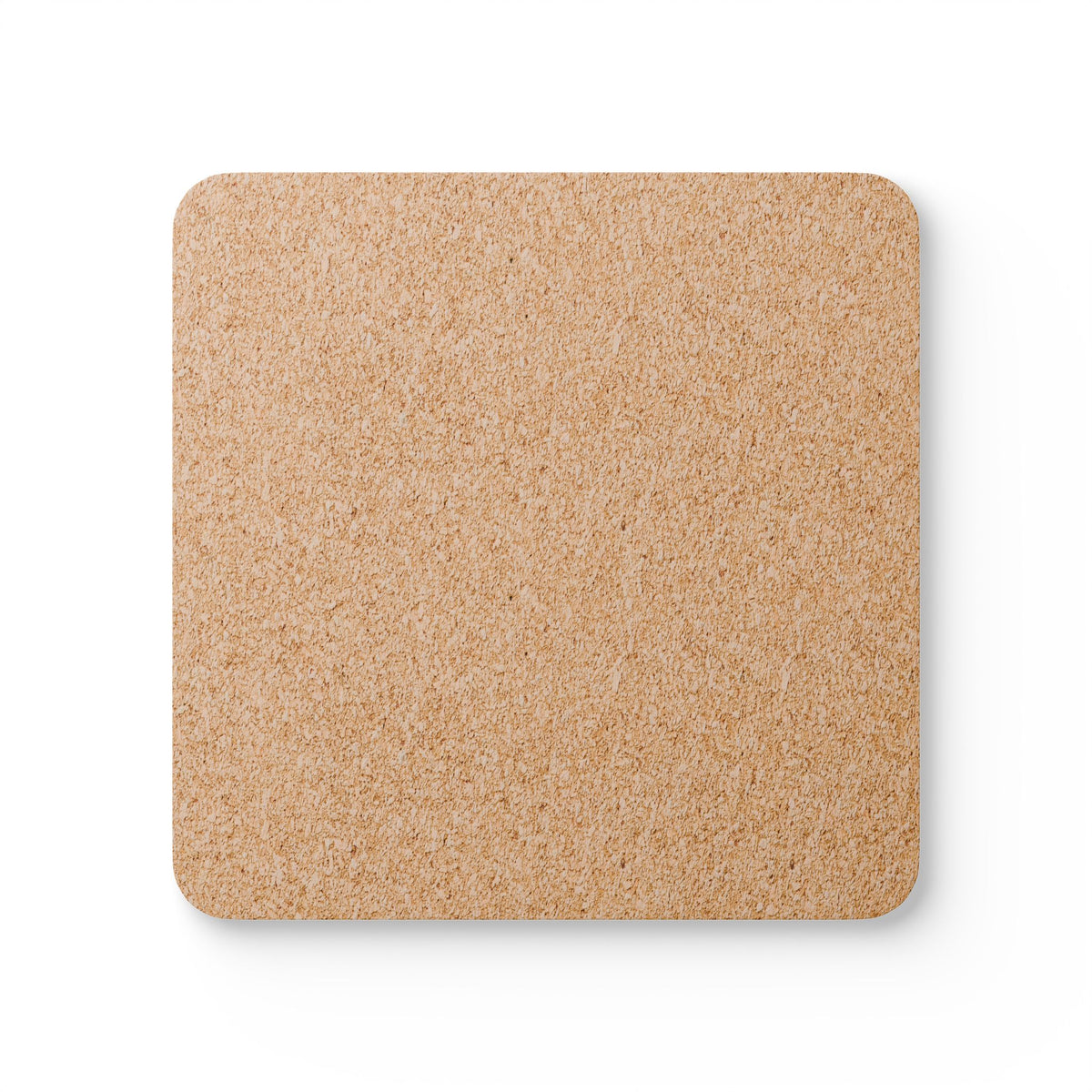 Coaster Set , Cork (4-Pack) - Floral Scarab Beetle & Moon
