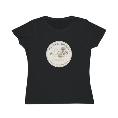 Honey & Thistles Floral Logo T-Shirt