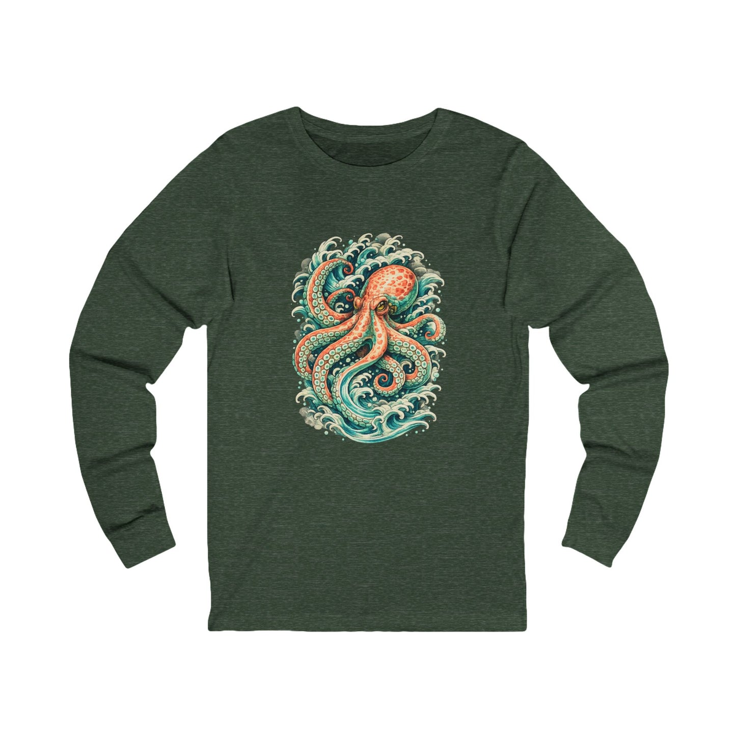 Octopus Pastel Long Sleeve T-Shirt