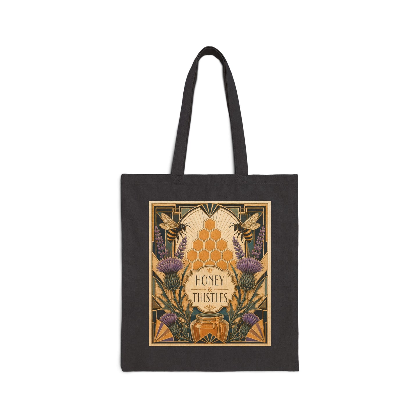 Honey & Thistles a la Gatsby Canvas Tote Bag