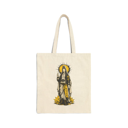 Punk Quan Yin Canvas Tote Bag