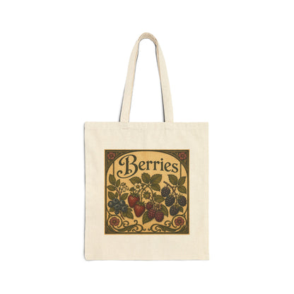 Tote Bag, Canvas  - Berries!