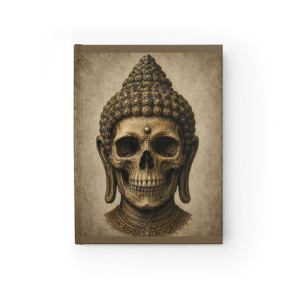 Journal Notebook, Hardcover Blank - Buddha Skull
