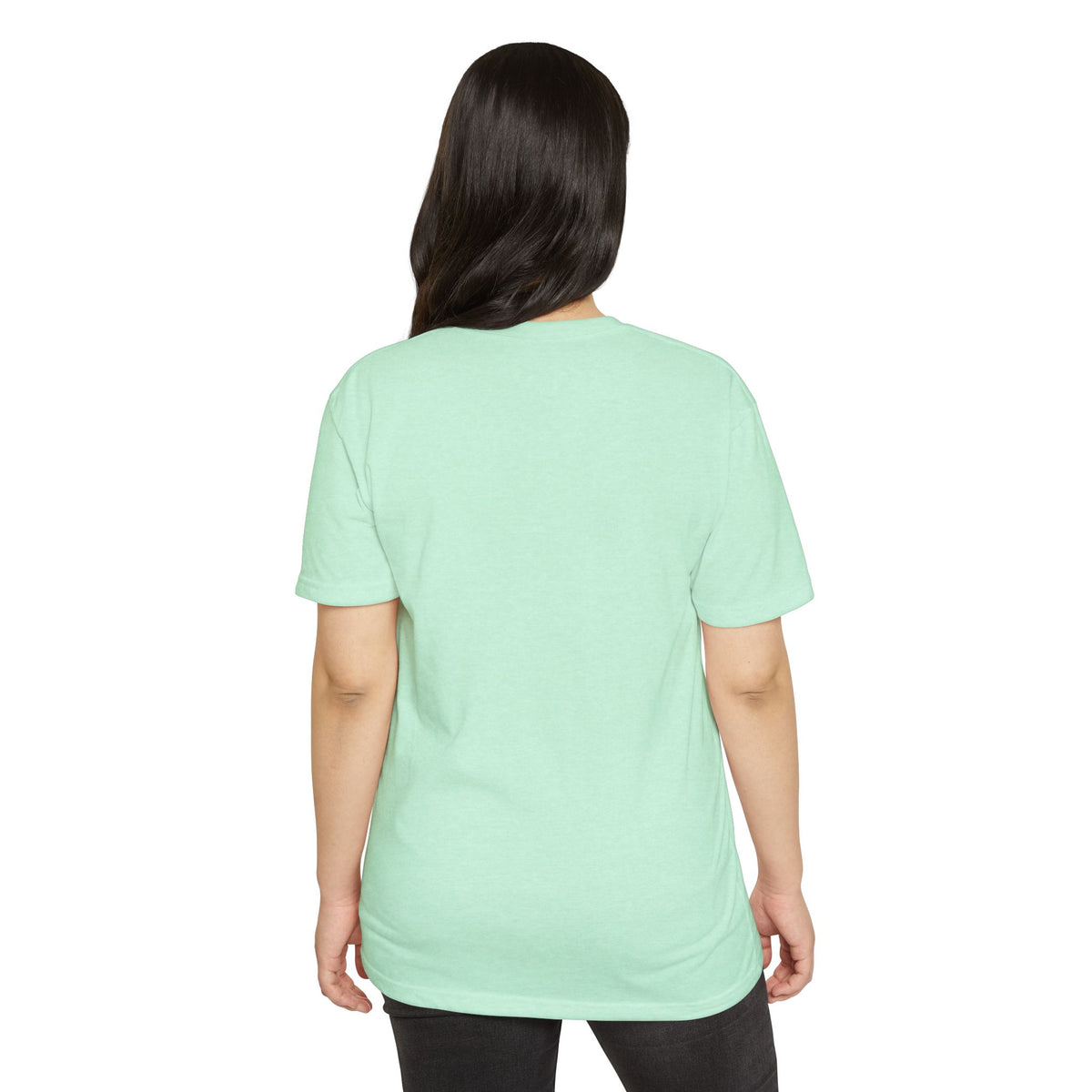T-Shirt, Short Sleeve Boxy Crew Neck - Buddha Head Floral