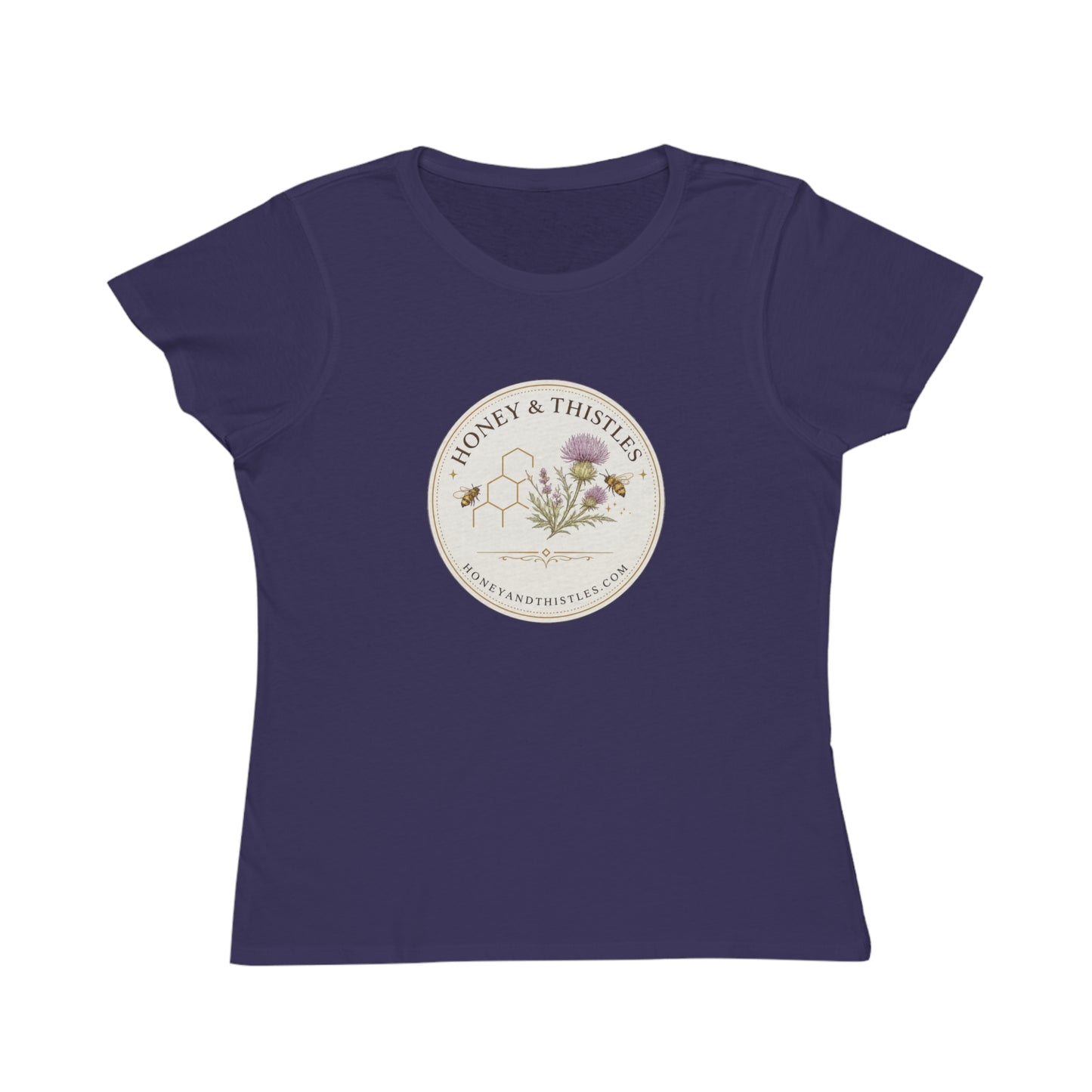 Honey & Thistles Floral Logo T-Shirt