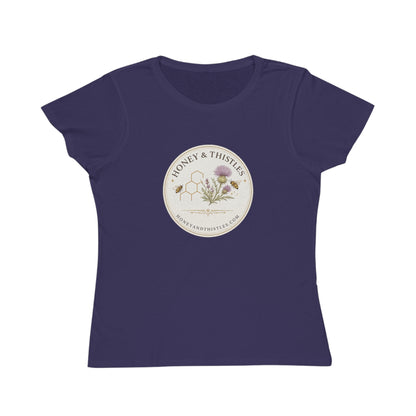 Honey & Thistles Floral Logo T-Shirt
