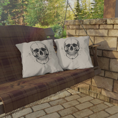 Pillow, Outdoor/Garden - Decorative Gothic Skull