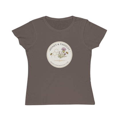 Honey & Thistles Floral Logo T-Shirt