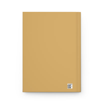 Journal Notebook, Hardcover Lined - Retro Aquarius Zodiac