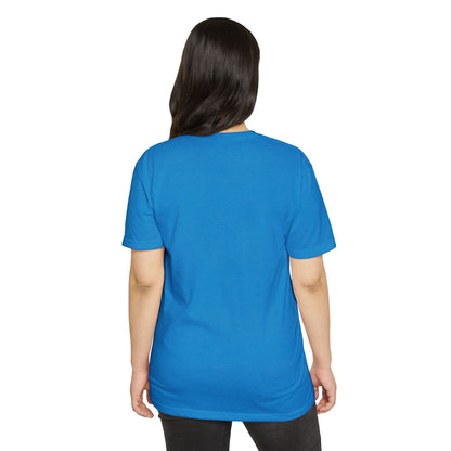 T-Shirt, Short Sleeve Boxy Crew Neck - Botanical Hand Reaching for the Sun