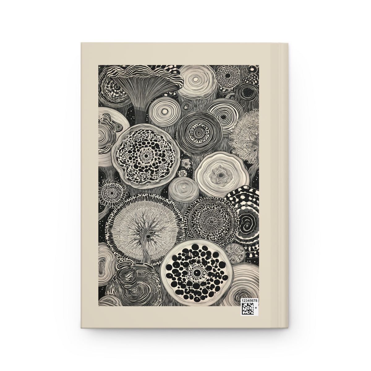 Journal Notebook, Hardcover Lined - Ring 'Round the Rings, Light Version