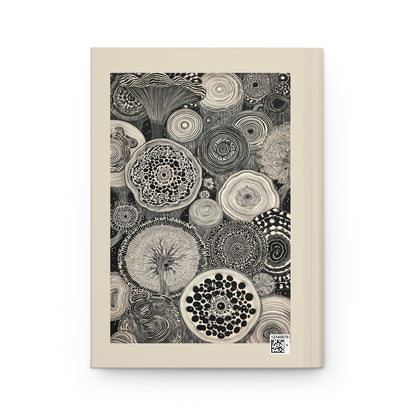 Journal Notebook, Hardcover Lined - Ring 'Round the Rings, Light Version