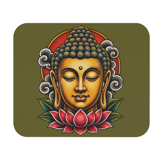 Buddha Lotus Mouse Pad