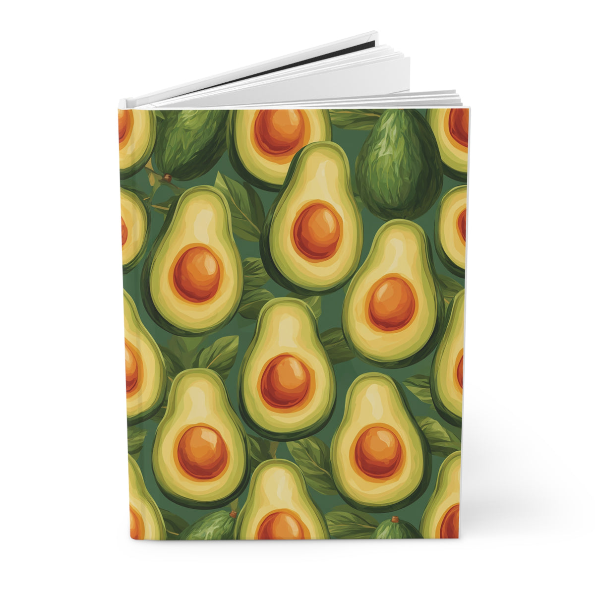 Journal Notebook, Hardcover Lined - So Many Avocados!