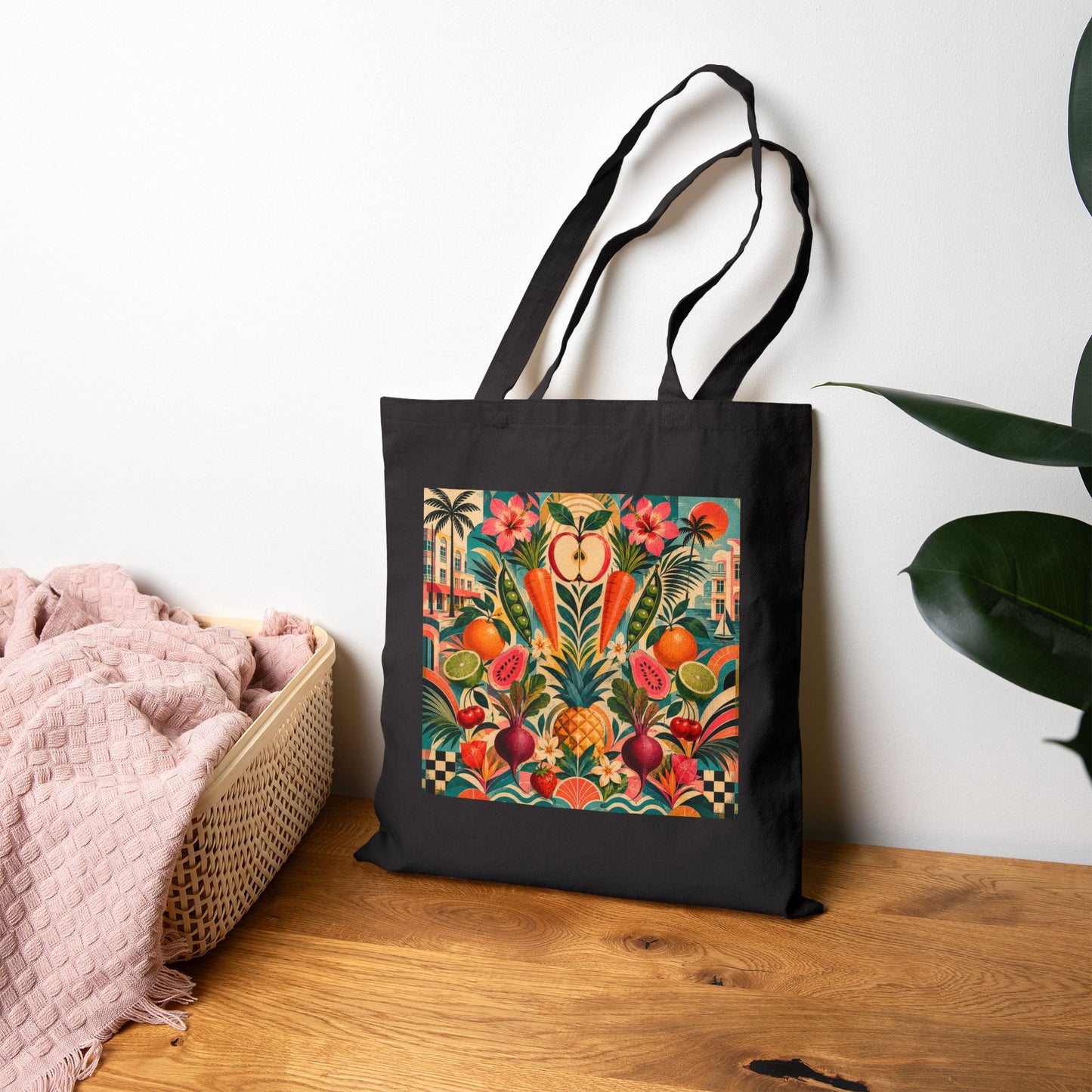 Miami or Havana Canvas Tote Bag