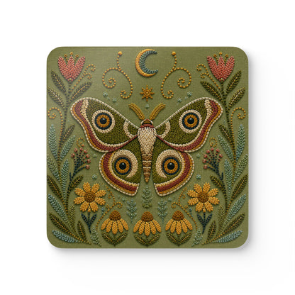 Madagascar Bullseye Moth Cork Coaster (Set of 4)