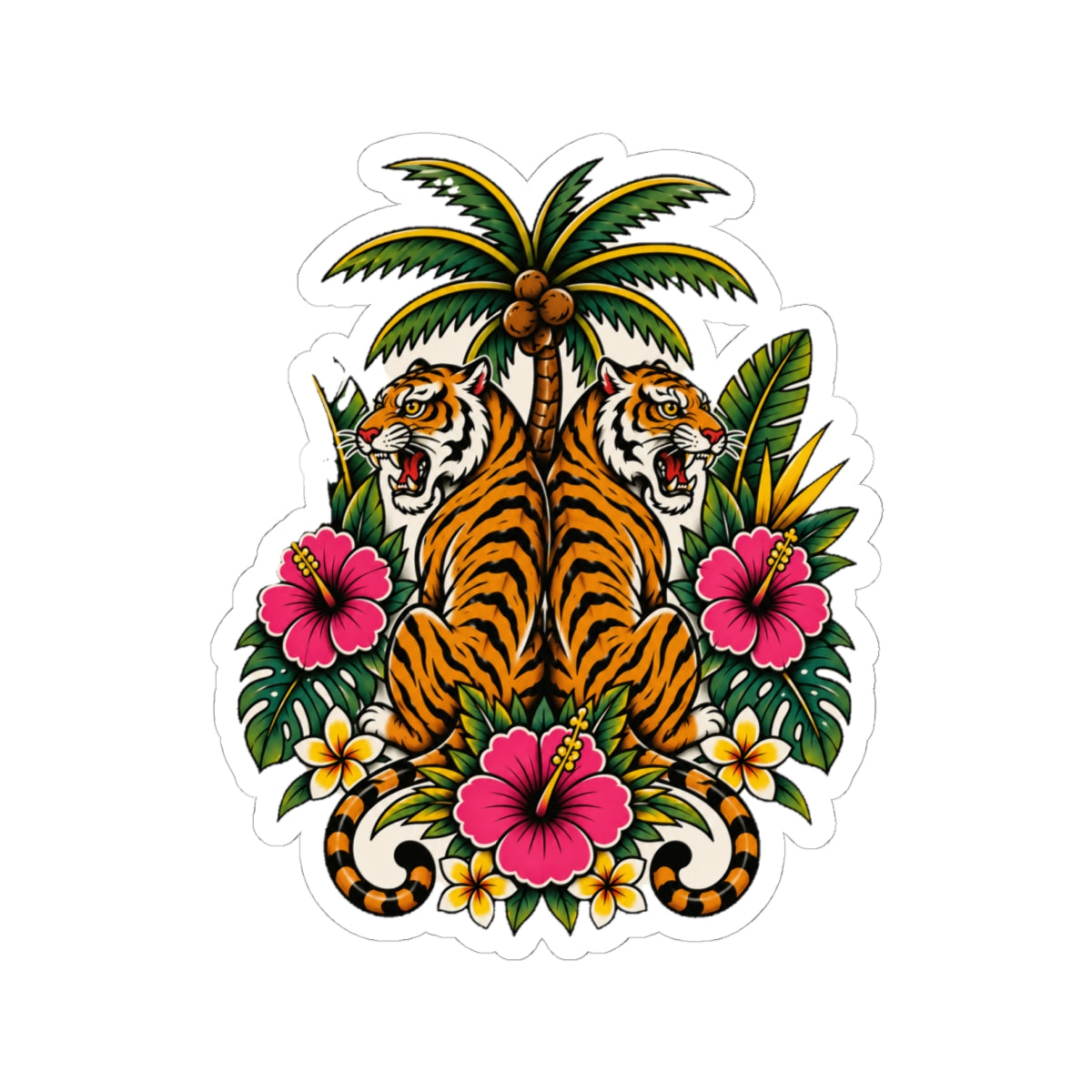 Tiger Tiger Kiss-Cut Sticker