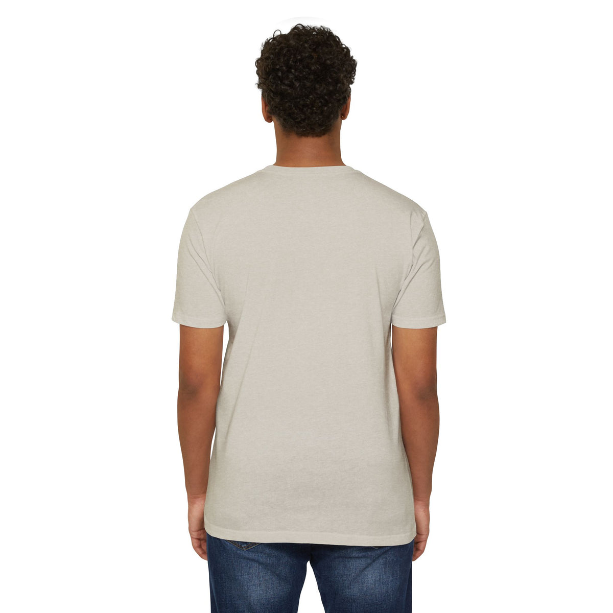 T-Shirt, Short Sleeve Boxy Crew Neck - Buddha Head Floral