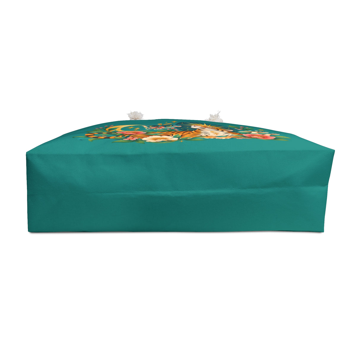 Tote, Weekender Travel Bag - Tiger Moon Floral Boho