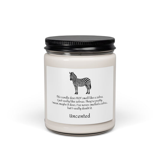 Zebra Candle - Unscented