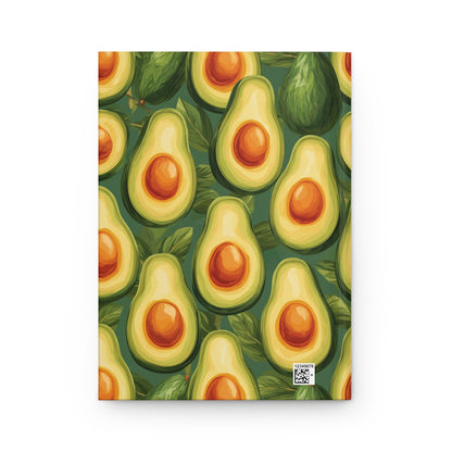 Journal Notebook, Hardcover Lined - So Many Avocados!