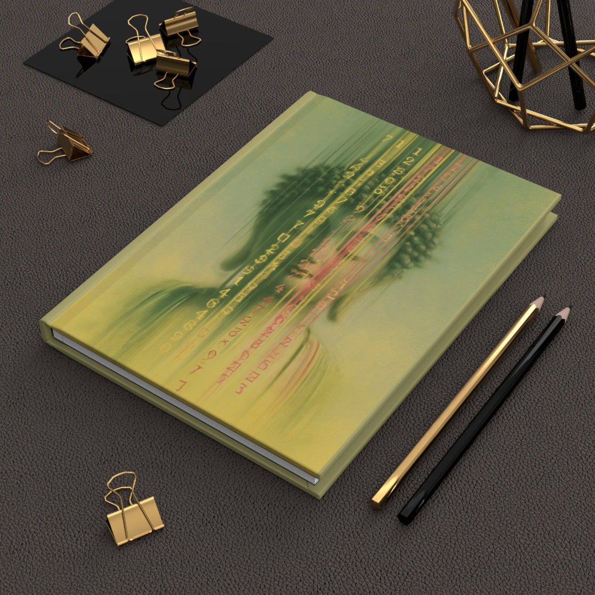 Journal Notebook, Hardcover Lined - The Buddha in the Matrix