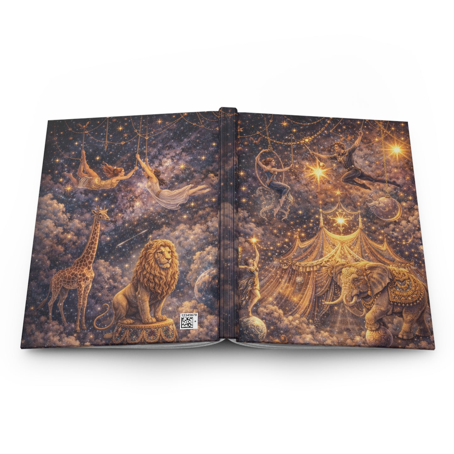 Celestial Circus Hardcover Lined Journal
