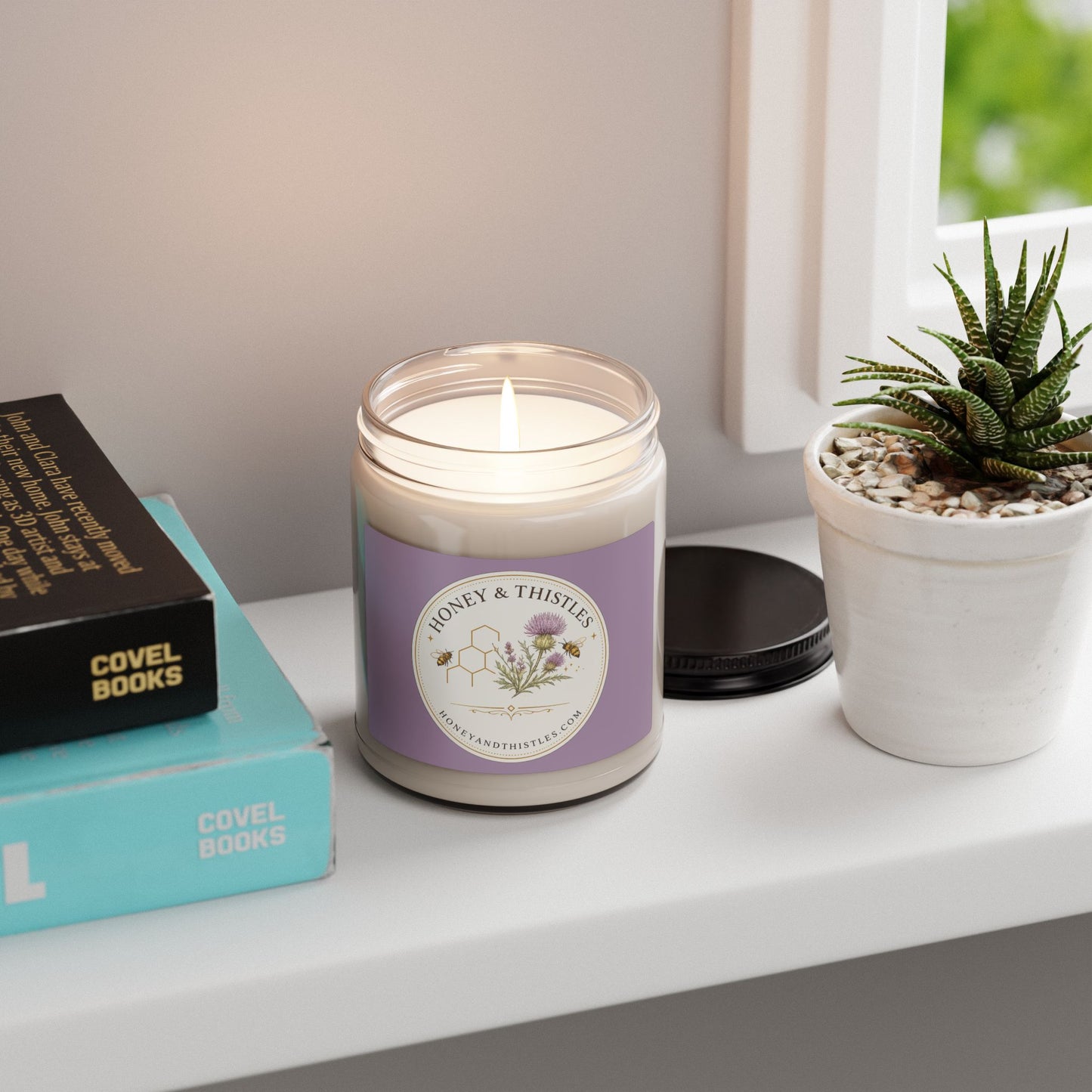 Honey & Thistles Branded Scented Candle - 9oz