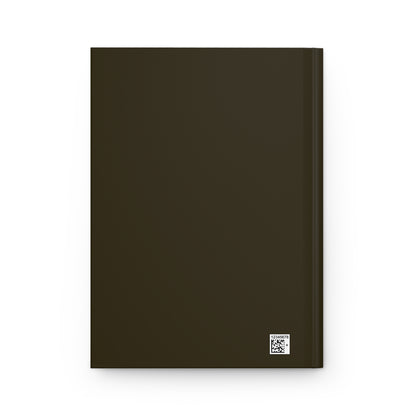 Journal Notebook, Hardcover Lined - Buddha Skull (black)