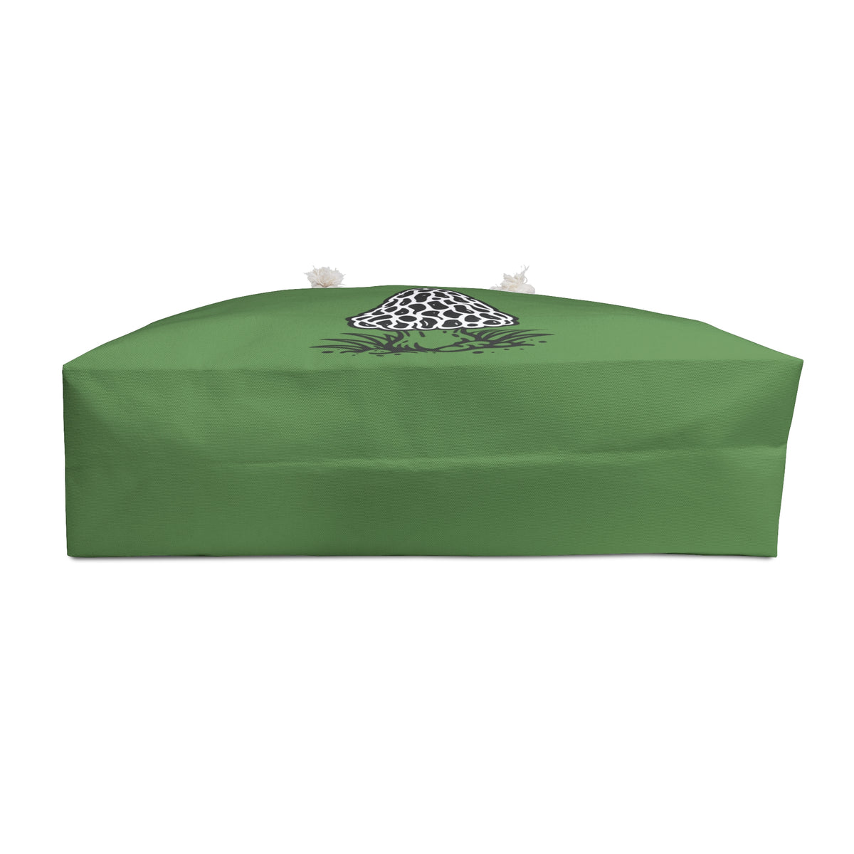 Tote, Weekender Travel  Bag - Morel Mushroom (kelly green)