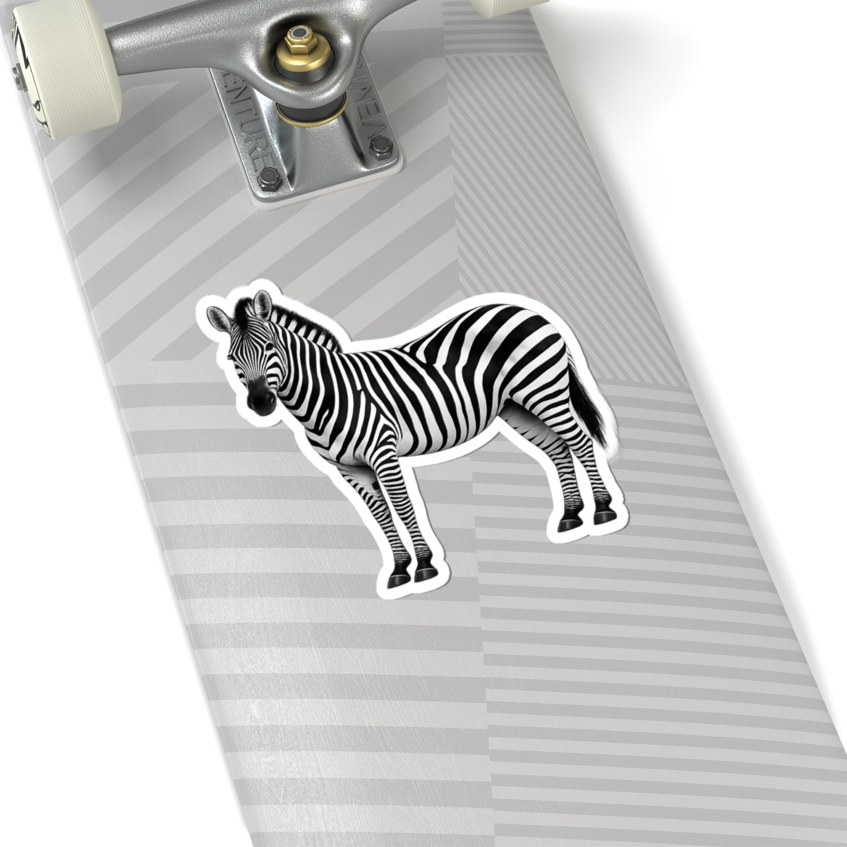 Sticker, Kiss-Cut - Zebra Standing Side View