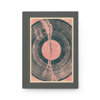 Journal Notebook, Hardcover Lined - Punk Pink Vinyl
