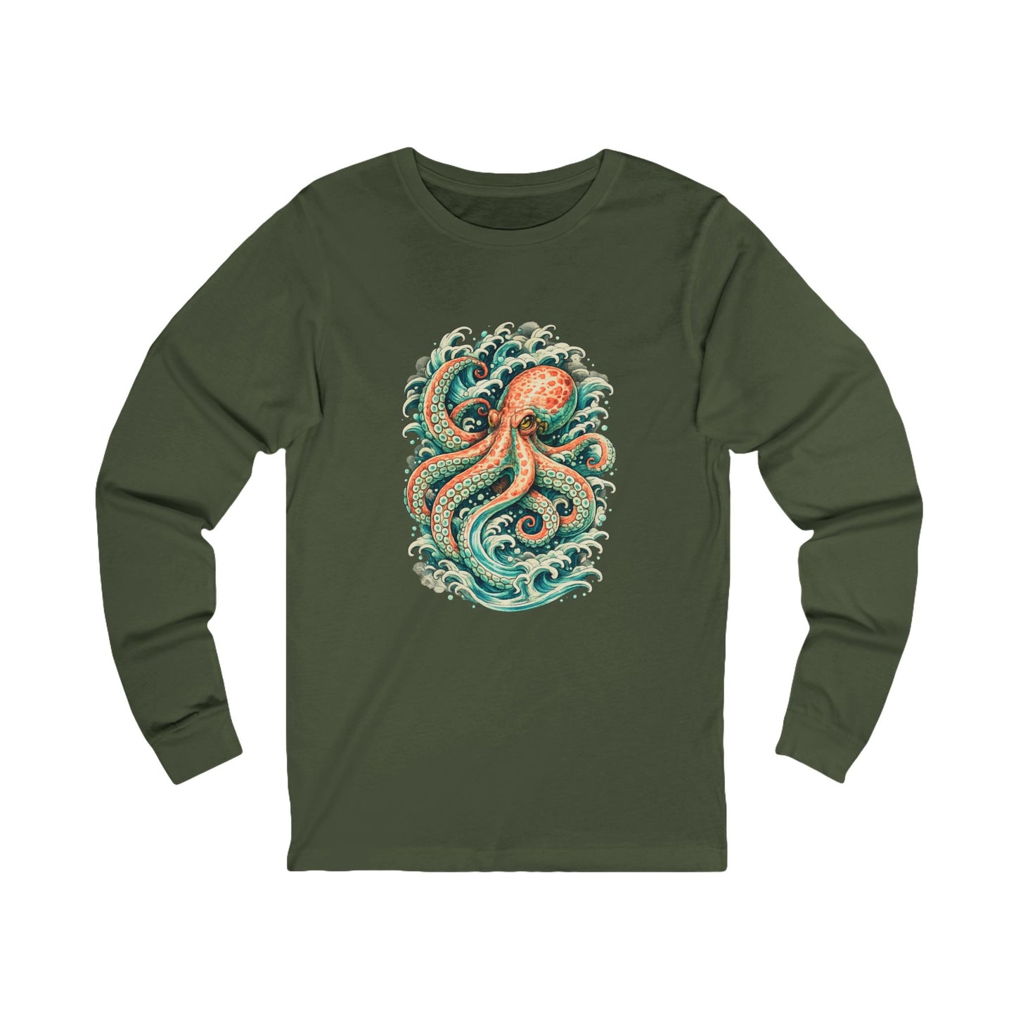 Octopus Pastel Long Sleeve T-Shirt