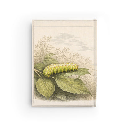 Journal Notebook, Hardback Blank - Botanical Luna Moth