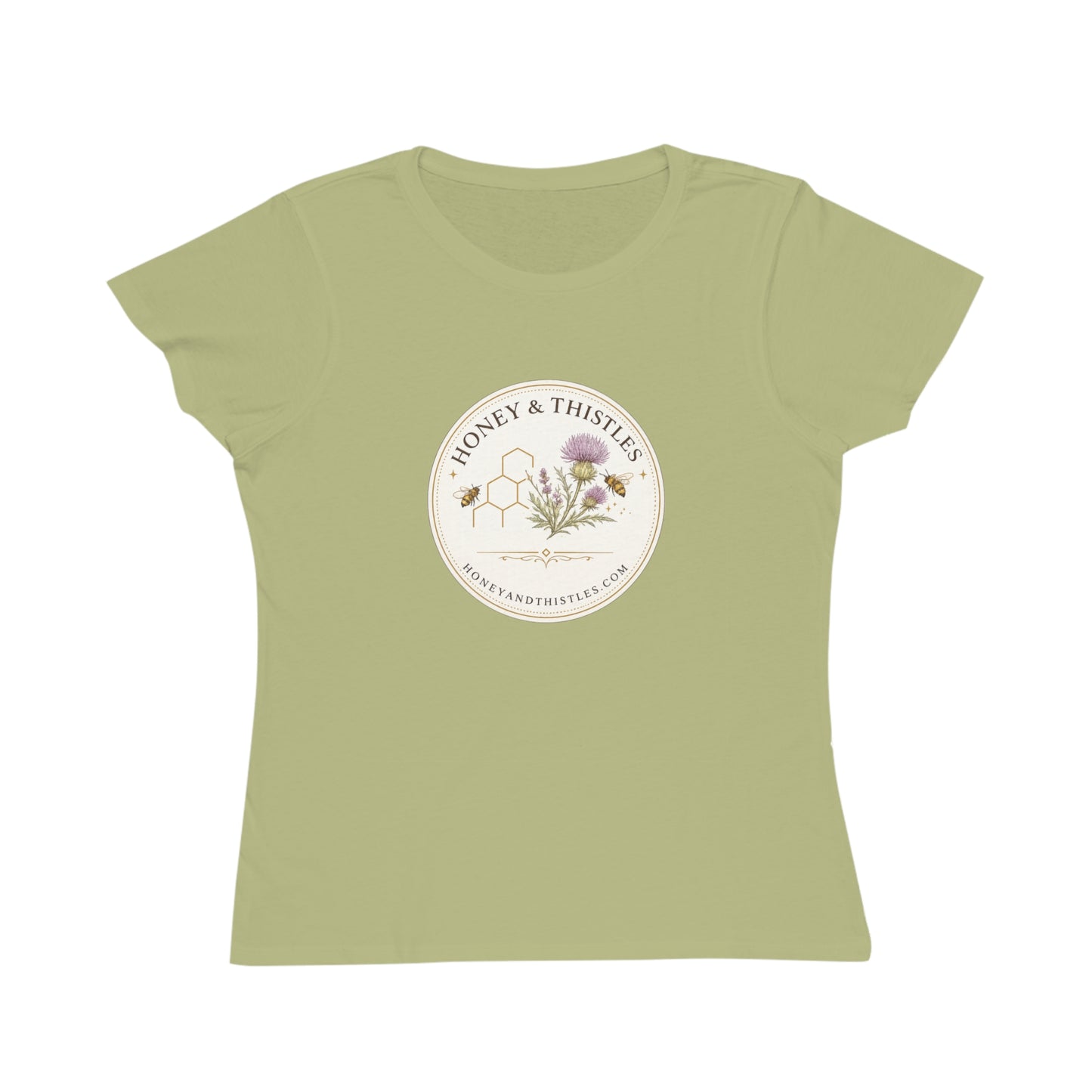 Honey & Thistles Floral Logo T-Shirt
