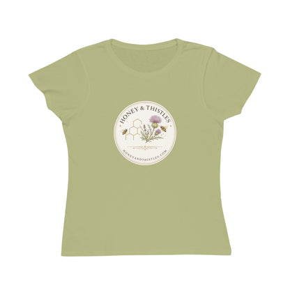 Honey & Thistles Floral Logo T-Shirt