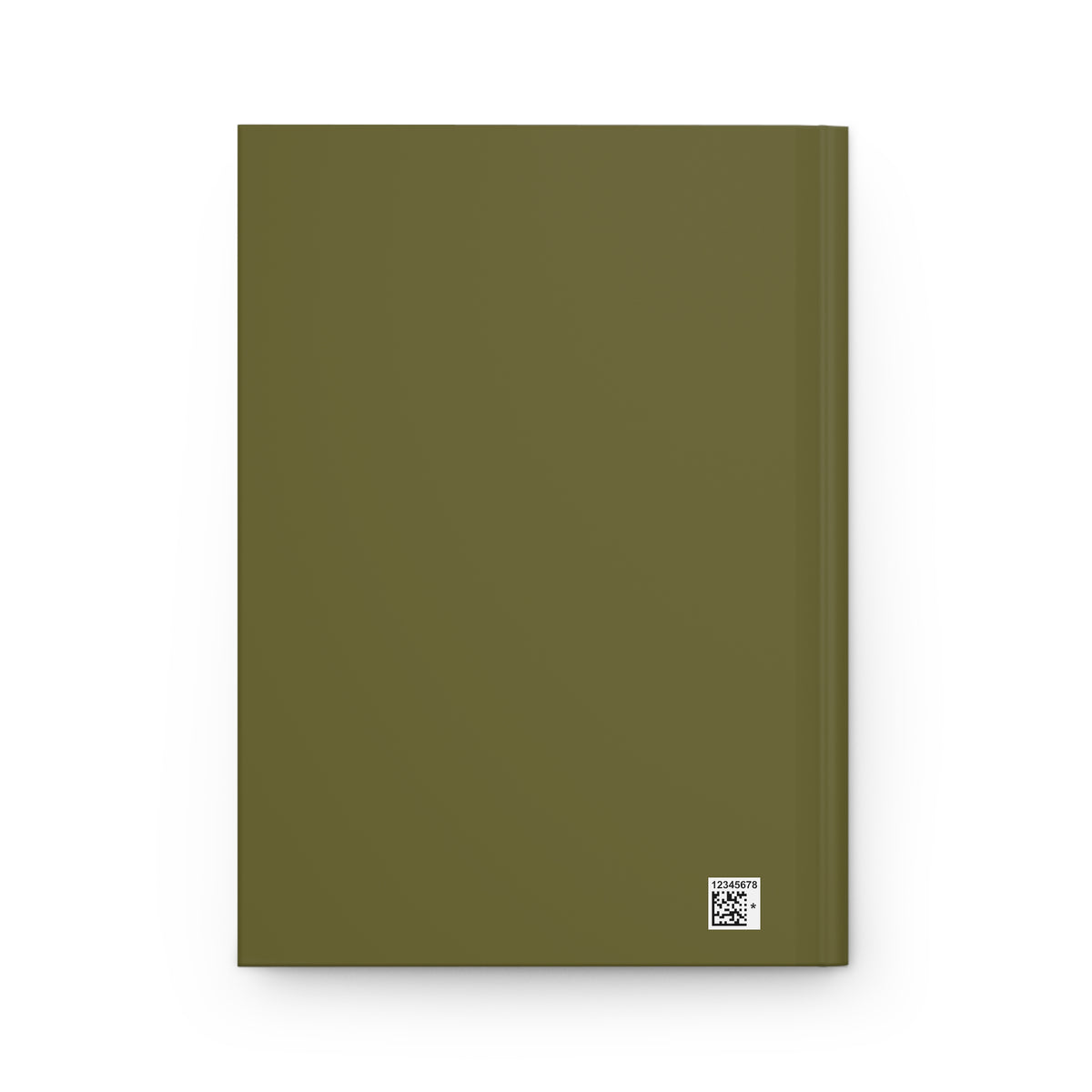 Journal Notebook, Hardcover Lined - Botanical Scarab (green)