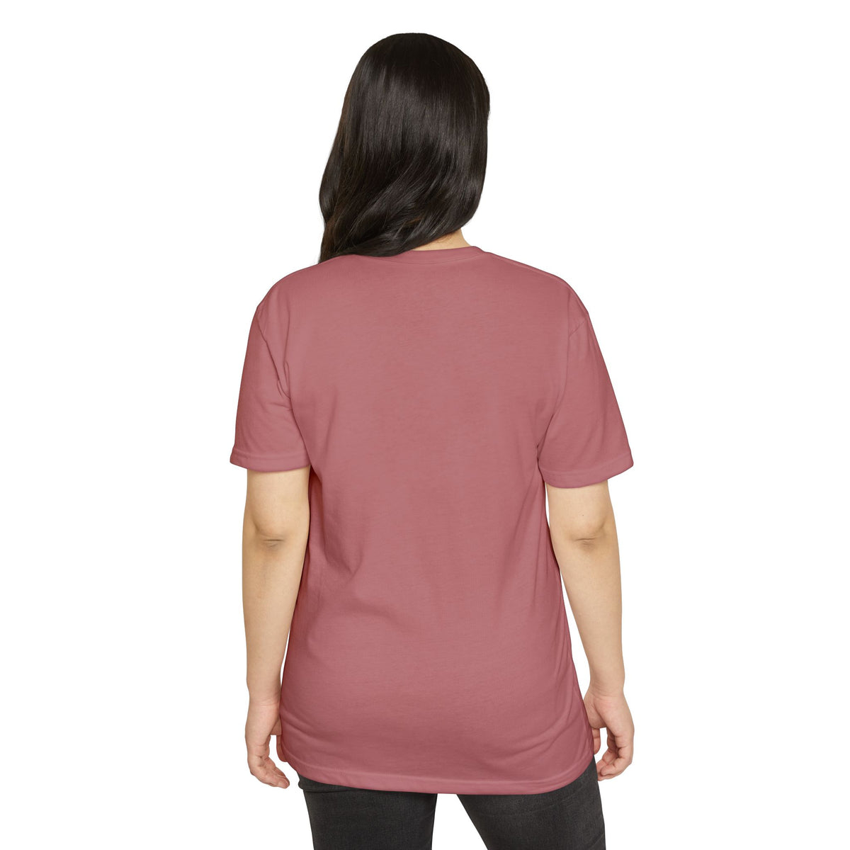 T-Shirt, Short Sleeve Boxy Crew Neck - Buddha Head Floral