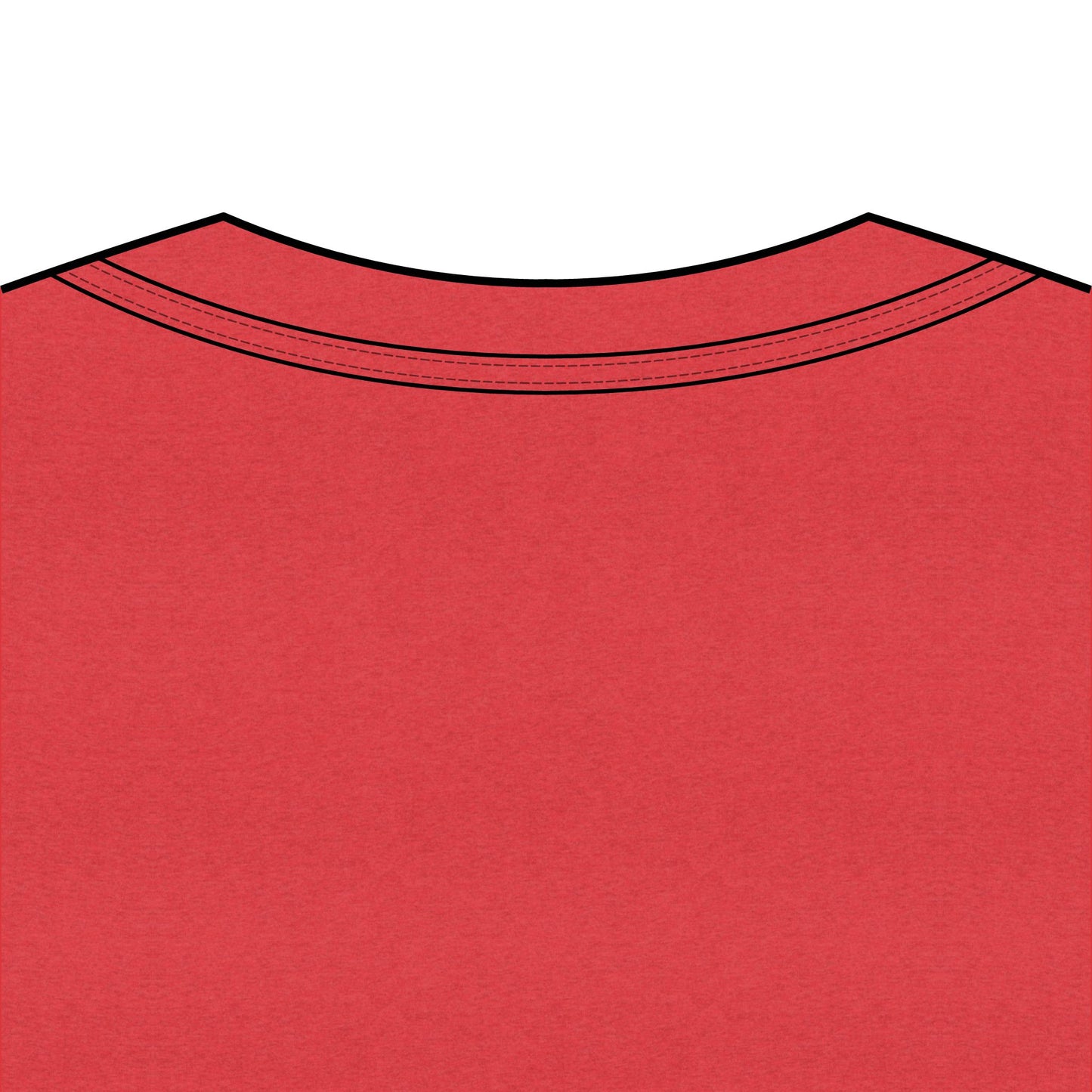 Morel Mushroom Illustration V-Neck Tee
