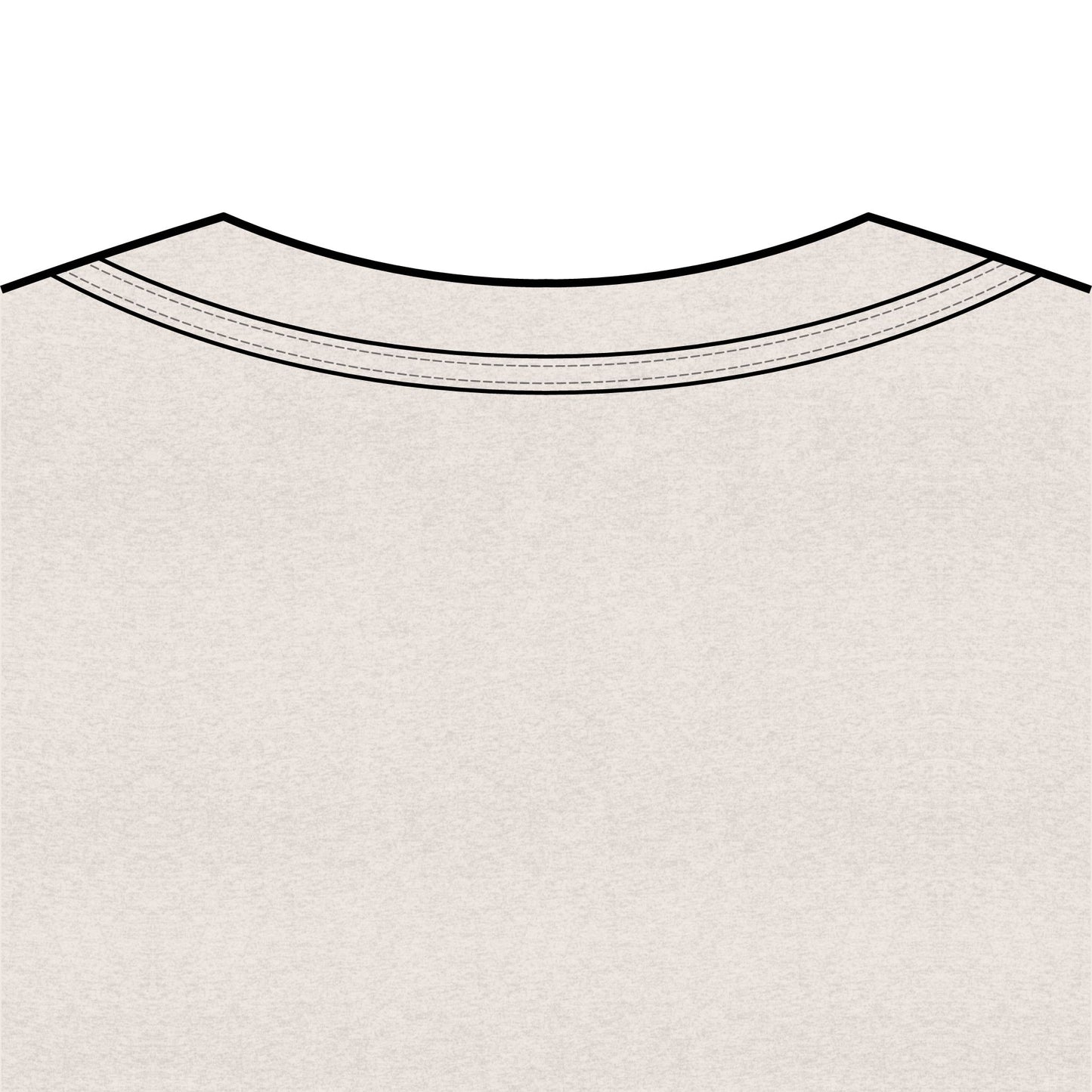 Morel Mushroom Illustration V-Neck Tee