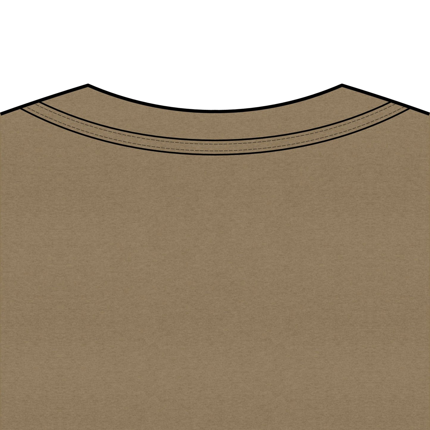 Morel Mushroom Illustration V-Neck Tee